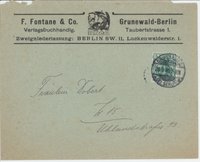 F. Fontane an M. Dobert, 29.09.1906
