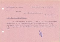 BM an Stadtkommandant, 06.08.1945