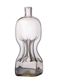 Gluckerflasche aus Glas, Scherzgefäß