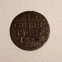 Ein Pfennig Friedrich II. "Guter Pfennig" 1777