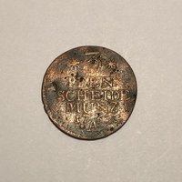Scheidemünze Drei Pfennig 1762 A Preußen
