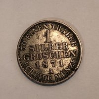 1 Silbergroschen 1871 Scheidemünze
