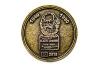Medaille zum 70. Jahrestag der Umbenennung von Neu-Hardenberg in Marxwalde