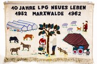 Wandteppich der LPG Neues Leben Marxwalde