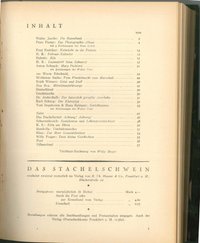 Das Stachelschwein. 8 Hefte 1925