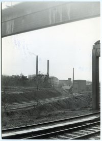 Blick von Zug auf Zementwerk I