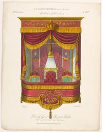 "Decor de loge á Salon, pour Théâtre. Étoffes de la maison Constant Bouhours et Juigné", aus: Le Garde-meuble