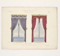 "Décors de Croisée.", aus: Le Garde-meuble