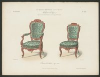 "Fauteuil et Chaise Genre moulure", aus: Le Garde-meuble