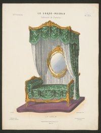 "Lit louis XV", aus: Le Garde-meuble