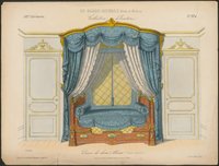 "Décor de demi Alcove (Galerie bois doré)", aus: Le Garde-meuble
