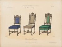 „Chaises de salle á manger“, aus: Le Garde-meuble