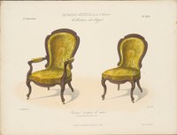 „Fauteuil et chaise de salon", aus: Le Garde-meuble