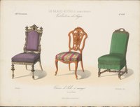 „Chaises de Salle á manger ", aus: Le Garde-meuble