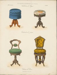 "Chaises de piano", aus: Le Garde-meuble