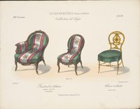 "Fauteuil & chaise, Chaise volante", aus: Le Garde-meuble