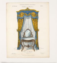 "Décor de Fenétre. Galerie bois doré.", aus: Le Garde-meuble