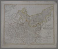 Landkarte der Provinzen Brandenburg und Pommern, 1820
