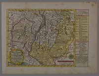 Landkarte Uckermark und Neumark, um 1790