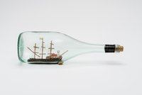 Flaschenschiff, Segelschiff