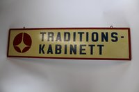 Schild "Traditionskabinett"
