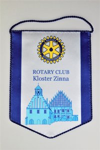 Wimpel Rotary Club Kloster Zinna