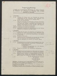 Dokument 167: Tagesordnung 3. Tagung des Forschungsrates der Aeroarctic, 1930