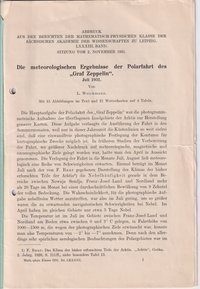 Die meteorologischen Ergebnisse der Polarfahrt des "Graf Zeppelin" Juli 1931.