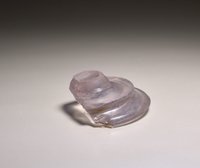 Fußfragment eines Kelchglases