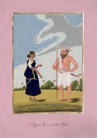 Company School Maler - Ein königlicher Fußsoldat und seine Frau