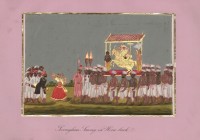 Company School Maler - Ein Götterbild aus dem Srirangam-Tempel