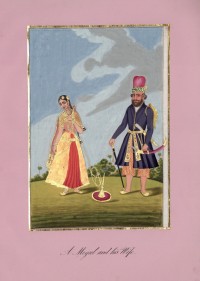 Company School Maler - Ein Moghul und seine Frau