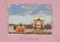 Company School Maler - Singal-Permaul-Swami (Götterbild) aus Tanjore
