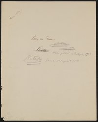 Drama: Das Leben ein Traum; Brief: Specht an Hofmannsthal; Brief: Landau an Hofmannsthal; Aufzeichnung Nr. 899; Reden u. Aufsätze: Tasso (Vortrag für Lanckoronski)