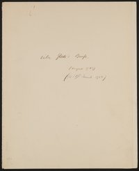 Reden und Aufsätze: Die Briefe des jungen Goethe; Aufzeichnung Nr. 989