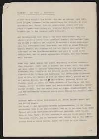 Carl Jacob Burckhardt: Vorwort zum Briefwechsel zwischen Max Rychner und C.J. Burckhardt (Entwurf)
