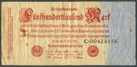 Reichsbanknote Fünfhunderttausend Mark