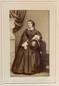 Fotografie, Jacob Seib, Marie Gräfin zu Erbach-Fürstenau, geborene zu Erbach-Schönberg, ca. 1865