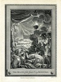 Grafik "The death of the great king Sesostris"