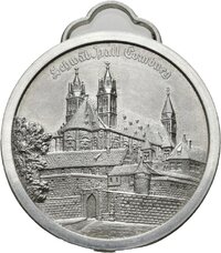 Einseitige Medaille auf die Comburg bei Schwäbisch Hall, o. J.