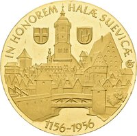 Medaille auf die Achthundertjahrfeier der Stadt Schwäbisch Hall, 1956