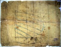Skizze Detail des Flugapparats Otto Lilienthals
