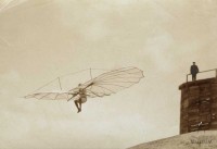 Fotografie Flugversuch Otto Lilienthals (F0831)