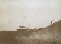 Fotografie Flugversuch Otto Lilienthals in Lichterfelde