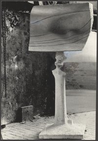 Fotoaufnahme von Bernhard Heiligers Skulptur „Natare“ im Entstehungsprozeß