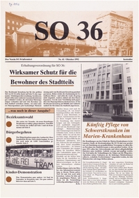SO 36 : Der Verein SO 36 informiert; Nr. 41, Oktober 1992