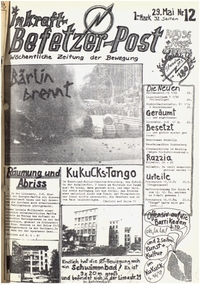 Inkraft-Befetzer-Post : Wöchentliche Zeitung der Bewegung; Nr. 12, 29. Mai 81