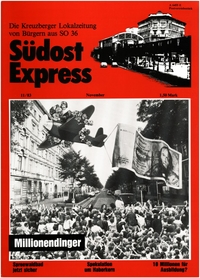 Südost Express : Die Kreuzberger Lokalzeitung von Bürgern aus SO 36; Nr. 11/83 November