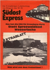 Südost Express : Die Kreuzberger Lokalzeitung von Bürgern aus SO 36; Extrablatt, September 1981