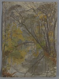 Brandenburger Maler: Im Humboldt-Hain, 1920er Jahre